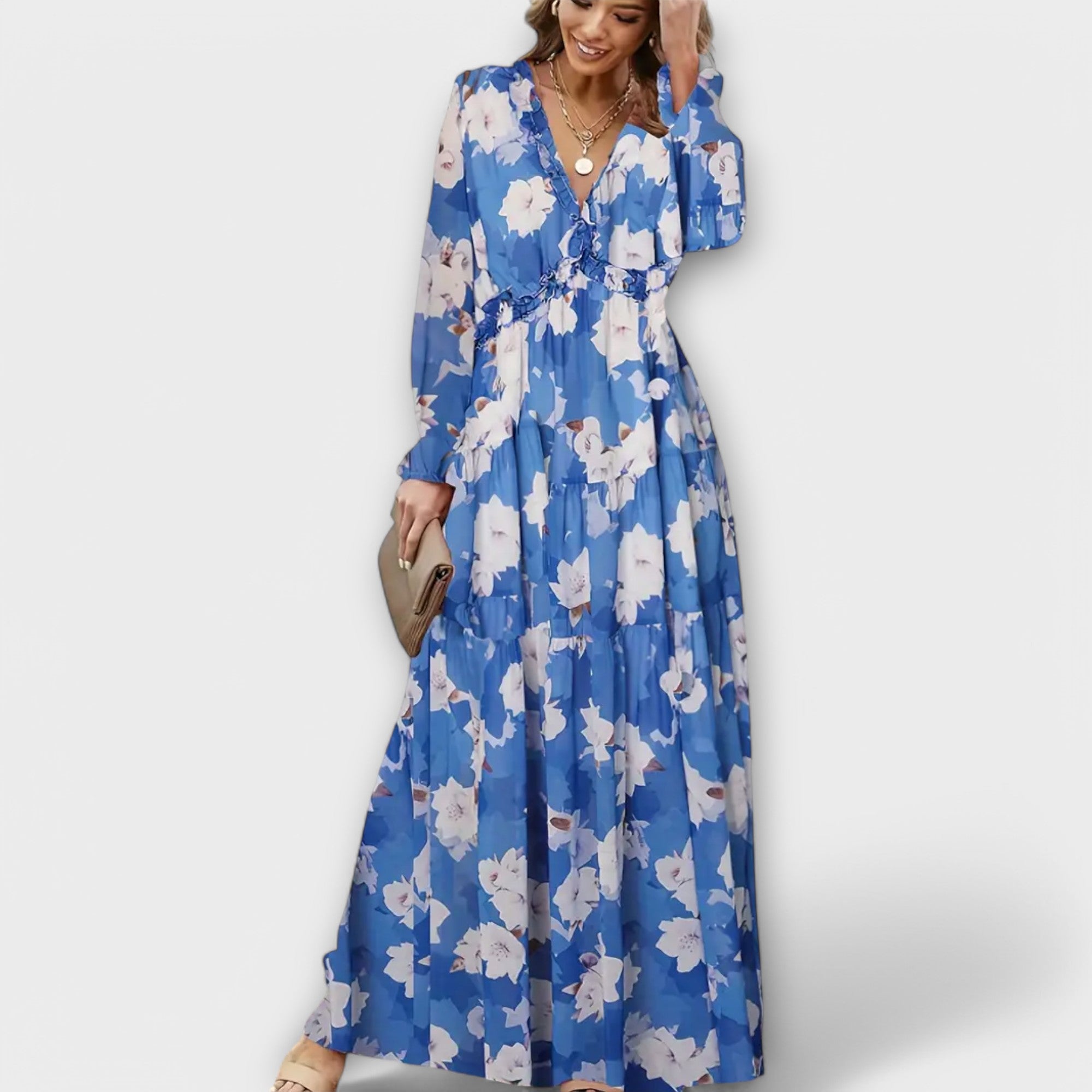 Ynah | Elegant Maxi Dress Aurevea Atelier
