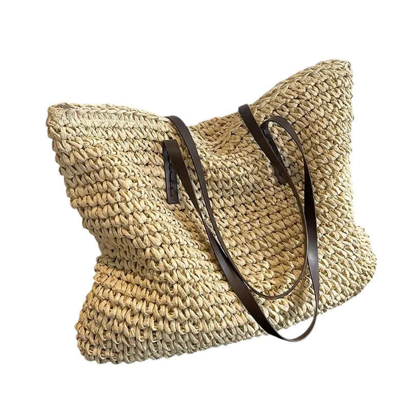 Olivia - Woven Tote Bag Aurevea Atelier