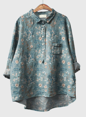 Kate™ | Vintage Floral Blouse Aurevea Atelier