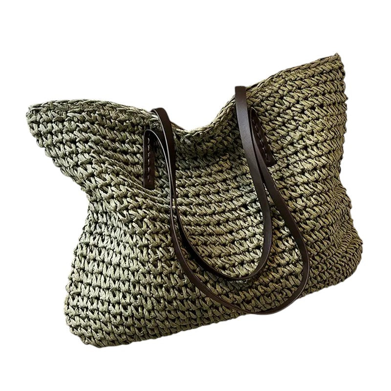Olivia - Woven Tote Bag Aurevea Atelier