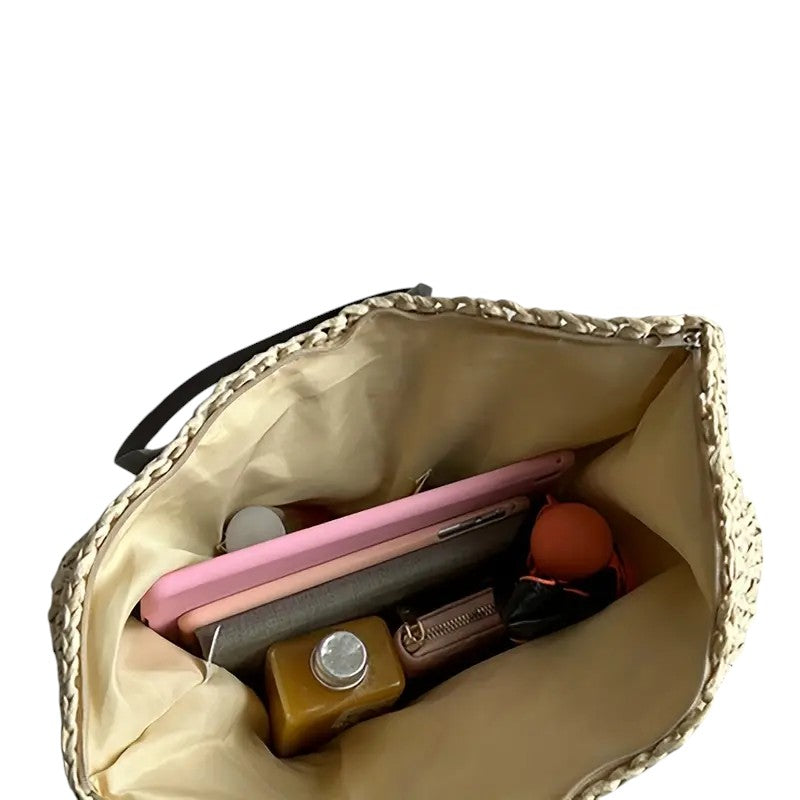 Olivia - Woven Tote Bag Aurevea Atelier