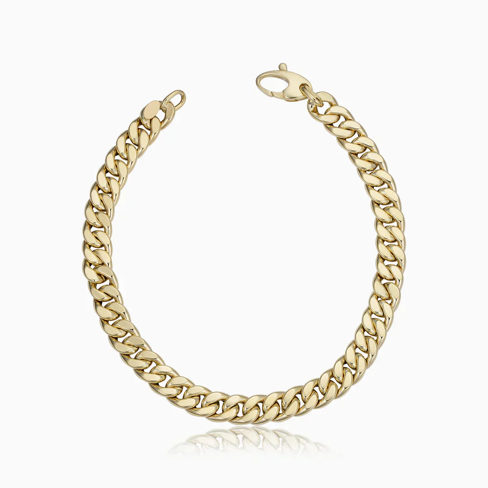 Mayzharine | Cuban Armband 18k Gold Aurevea Atelier