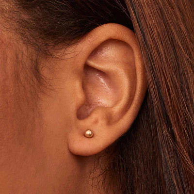 Soravelle | Round Earrings 18K Gold Aurevea Atelier