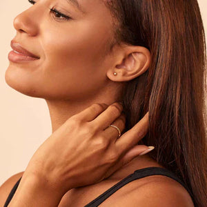 Soravelle | Round Earrings 18K Gold Aurevea Atelier