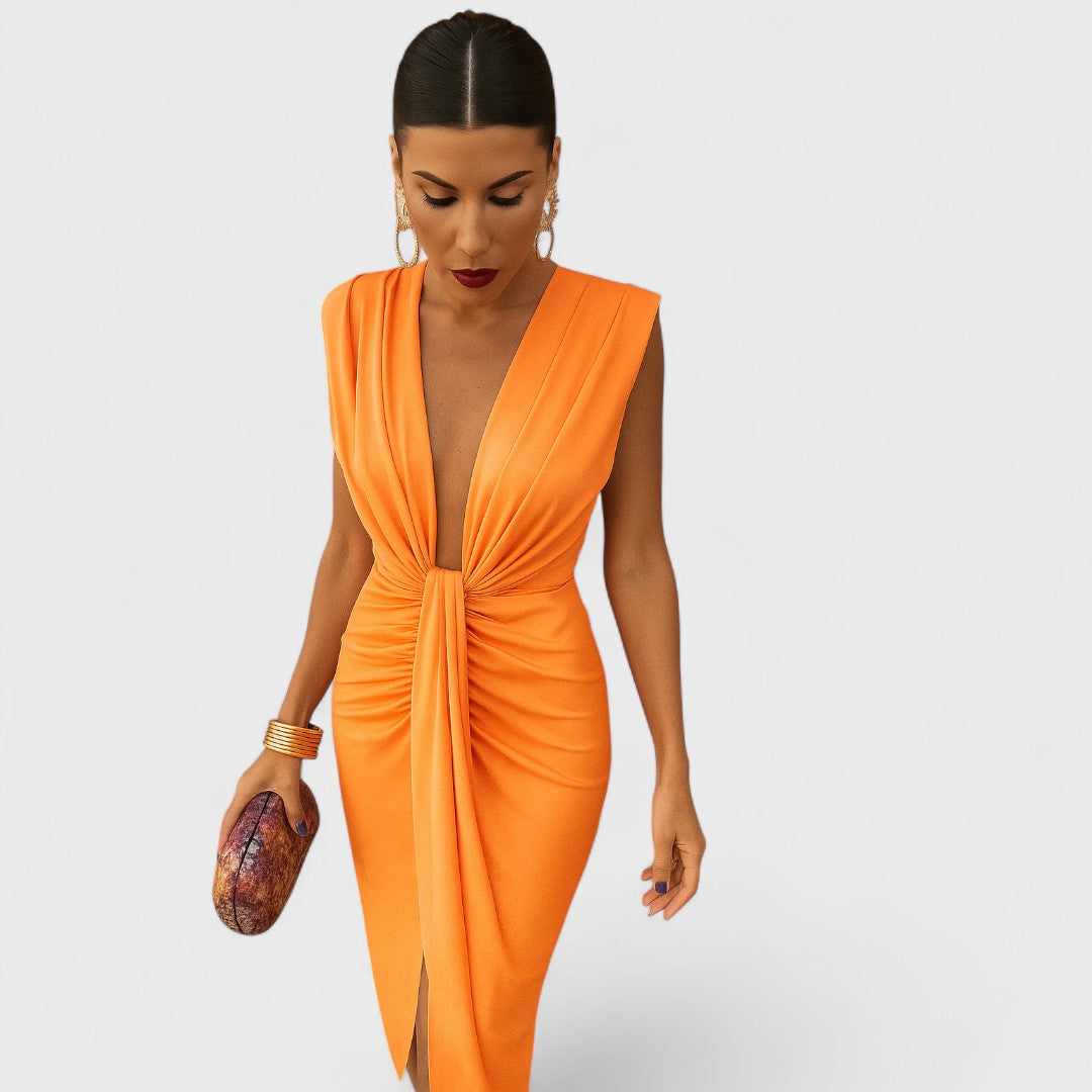 Ylazandra Elegant Dress Aurevea Atelier