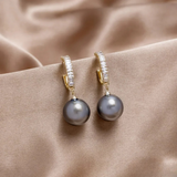 Elegant Earrings with Pearls and Zirconia Aurevea Atelier