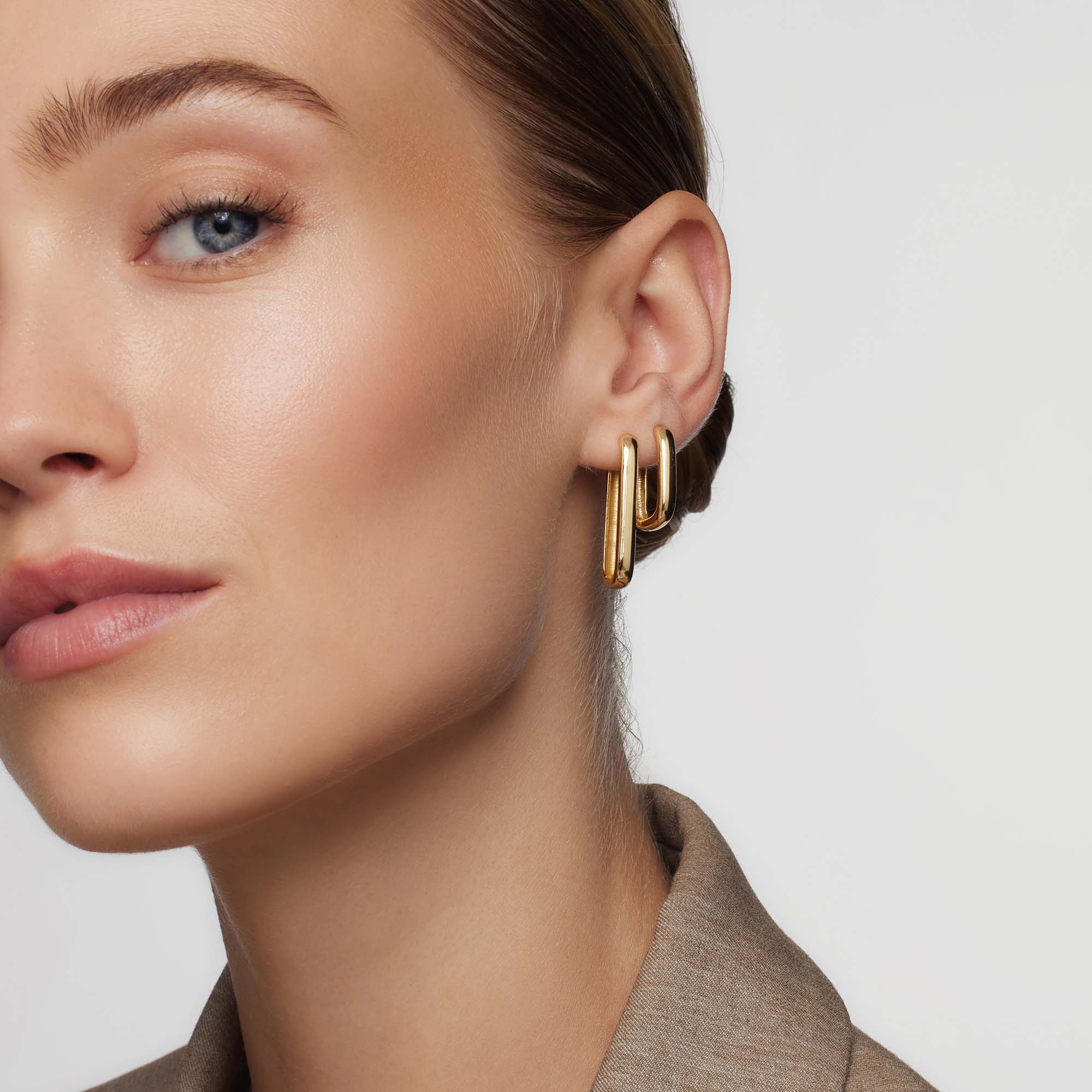 Vivarynne | Icon Hoops 18K Gold Aurevea Atelier