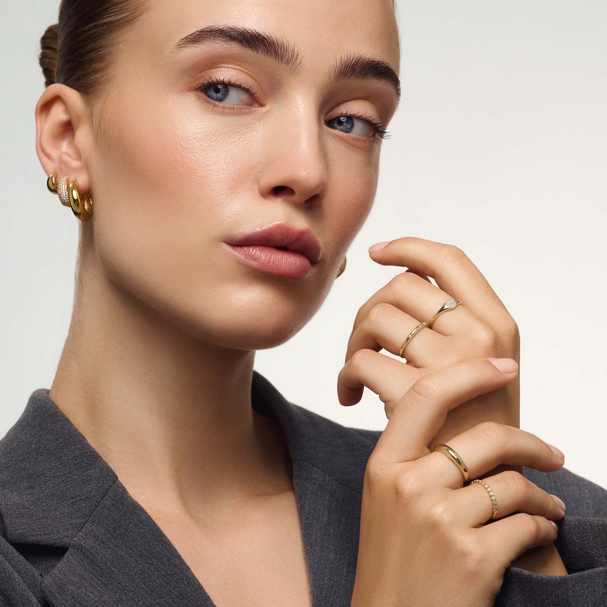 Raquienne | Midi Ring 18k Gold Aurevea Atelier