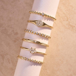 Isavianne | Diamond Ring 18K Gold Aurevea Atelier