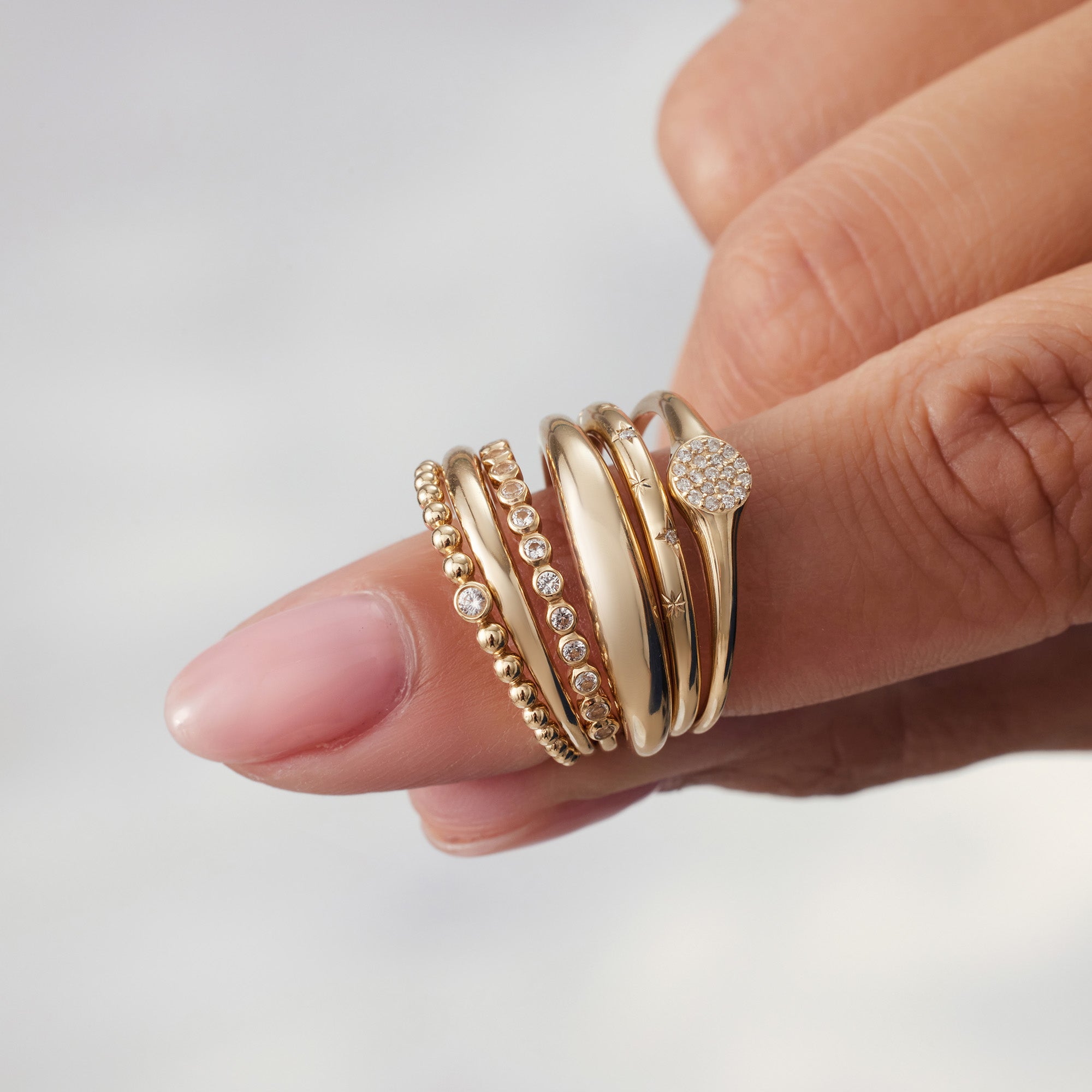 Raquienne | Midi Ring 18k Gold Aurevea Atelier