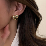 Elegant Heart Earrings Aurevea Atelier