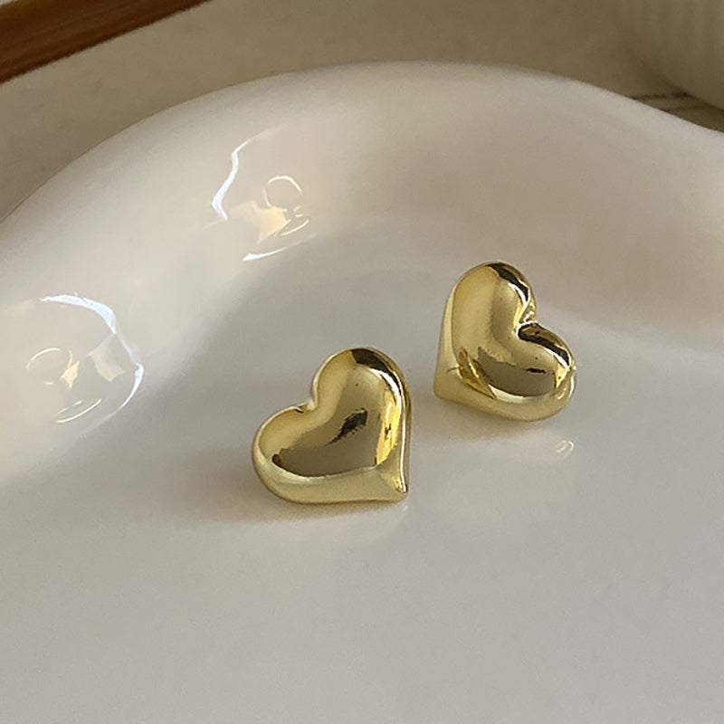 Elegant Heart Earrings Aurevea Atelier