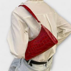 Olivia - Shiny Leather Bag Aurevea Atelier