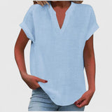 Xavinah | Comfortable V-Neck Blouse Aurevea Atelier