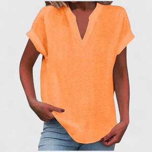 Xavinah | Comfortable V-Neck Blouse Aurevea Atelier