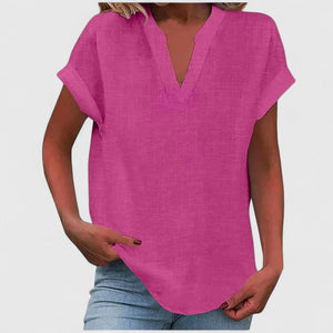Xavinah | Comfortable V-Neck Blouse Aurevea Atelier