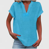 Xavinah | Comfortable V-Neck Blouse Aurevea Atelier