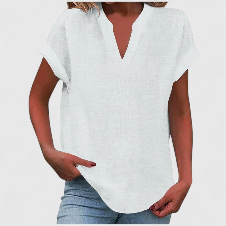 Xavinah | Comfortable V-Neck Blouse Aurevea Atelier