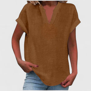 Xavinah | Comfortable V-Neck Blouse Aurevea Atelier
