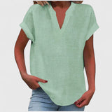 Xavinah | Comfortable V-Neck Blouse Aurevea Atelier