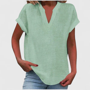 Xavinah | Comfortable V-Neck Blouse Aurevea Atelier