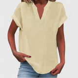 Xavinah | Comfortable V-Neck Blouse Aurevea Atelier