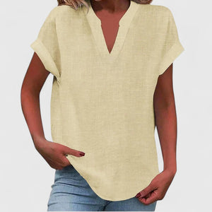 Xavinah | Comfortable V-Neck Blouse Aurevea Atelier