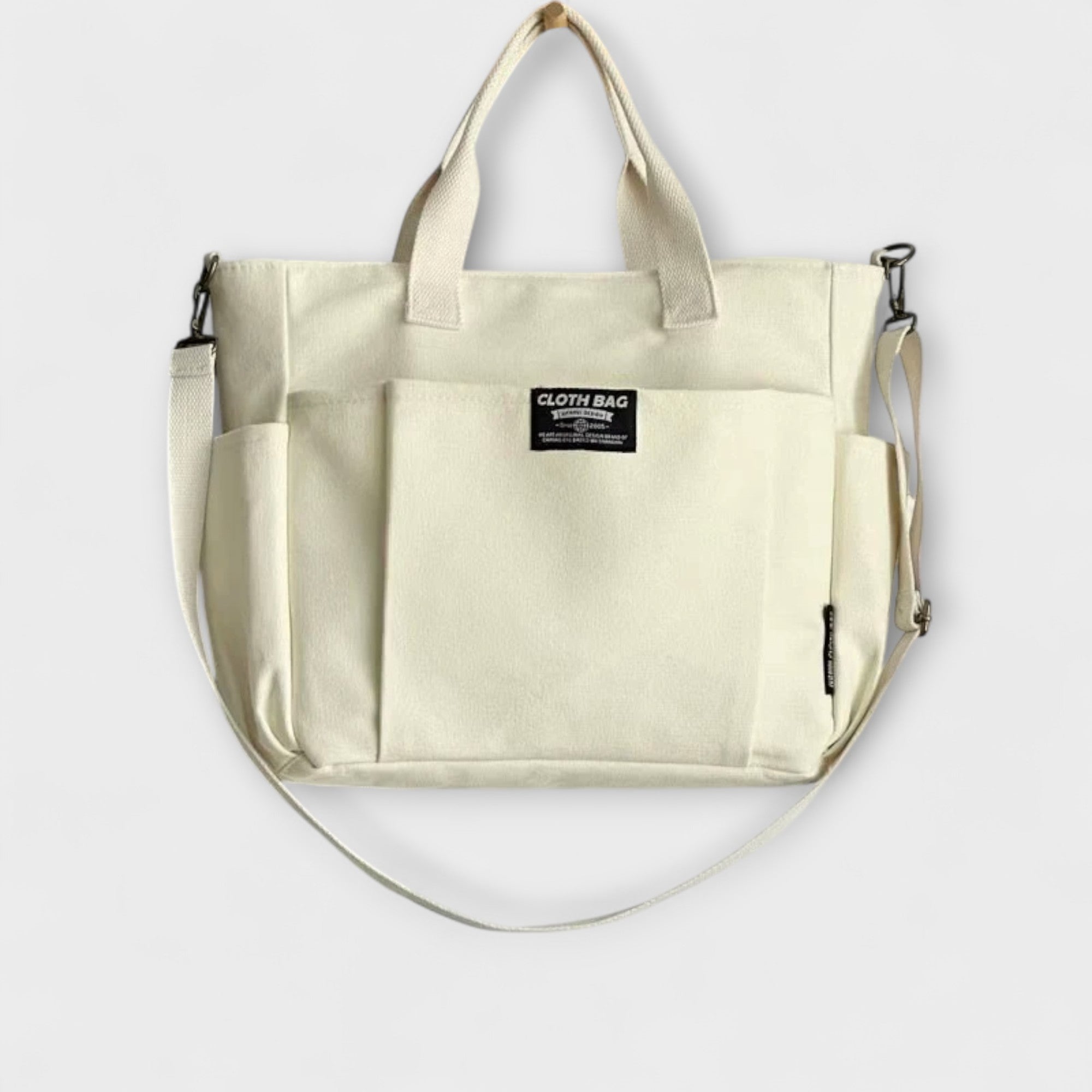 Olivia - Minimalistic Canvas Tote Bag Aurevea Atelier