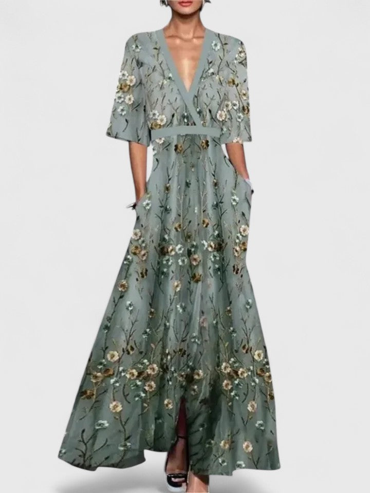 Aimee | Elegant Maxi Dress Aurevea Atelier