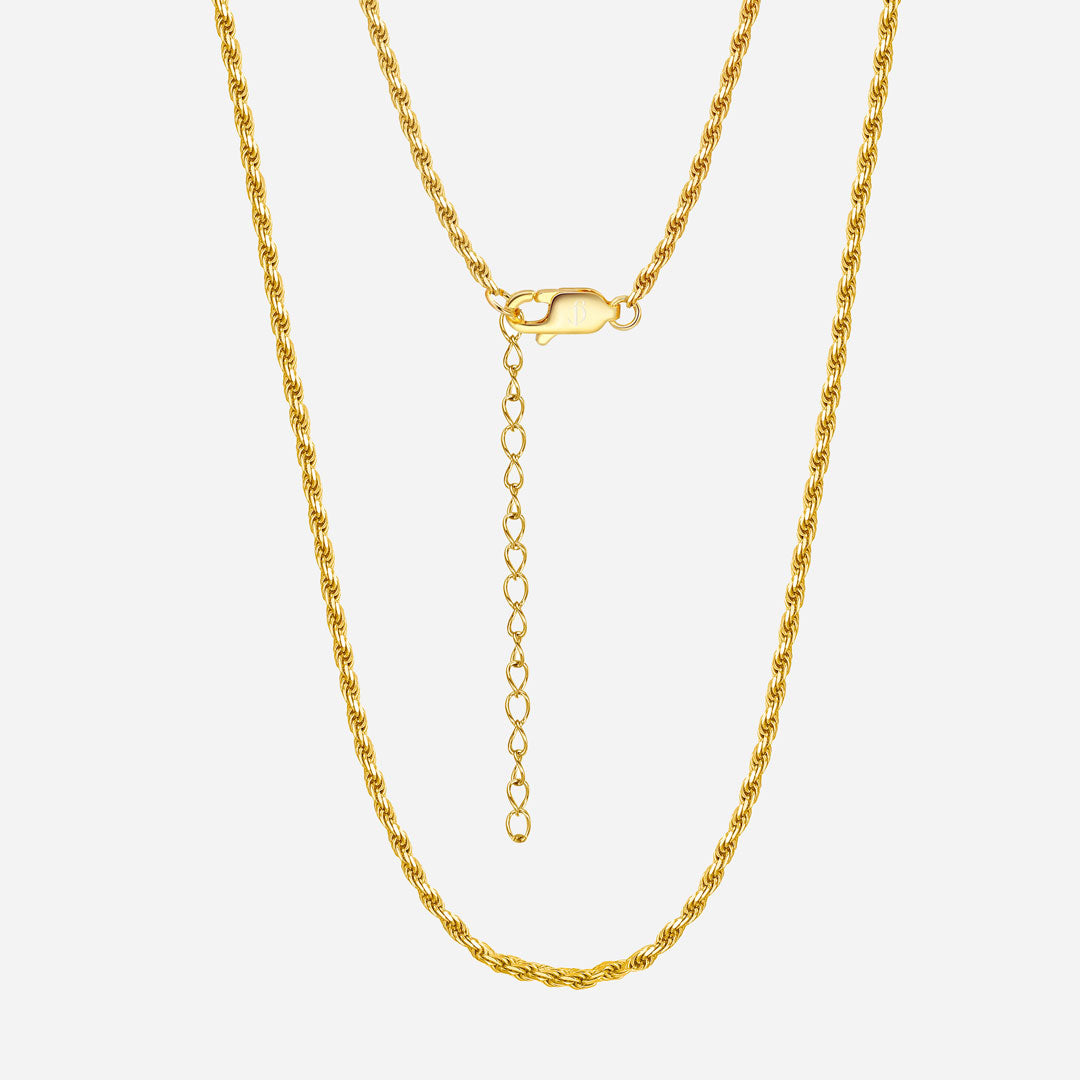 Mikalynne | Rope Chain 18K Gold Aurevea Atelier