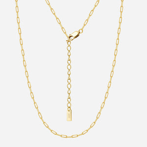 Tiaralynn | Small Paper Necklace 18K Gold Aurevea Atelier