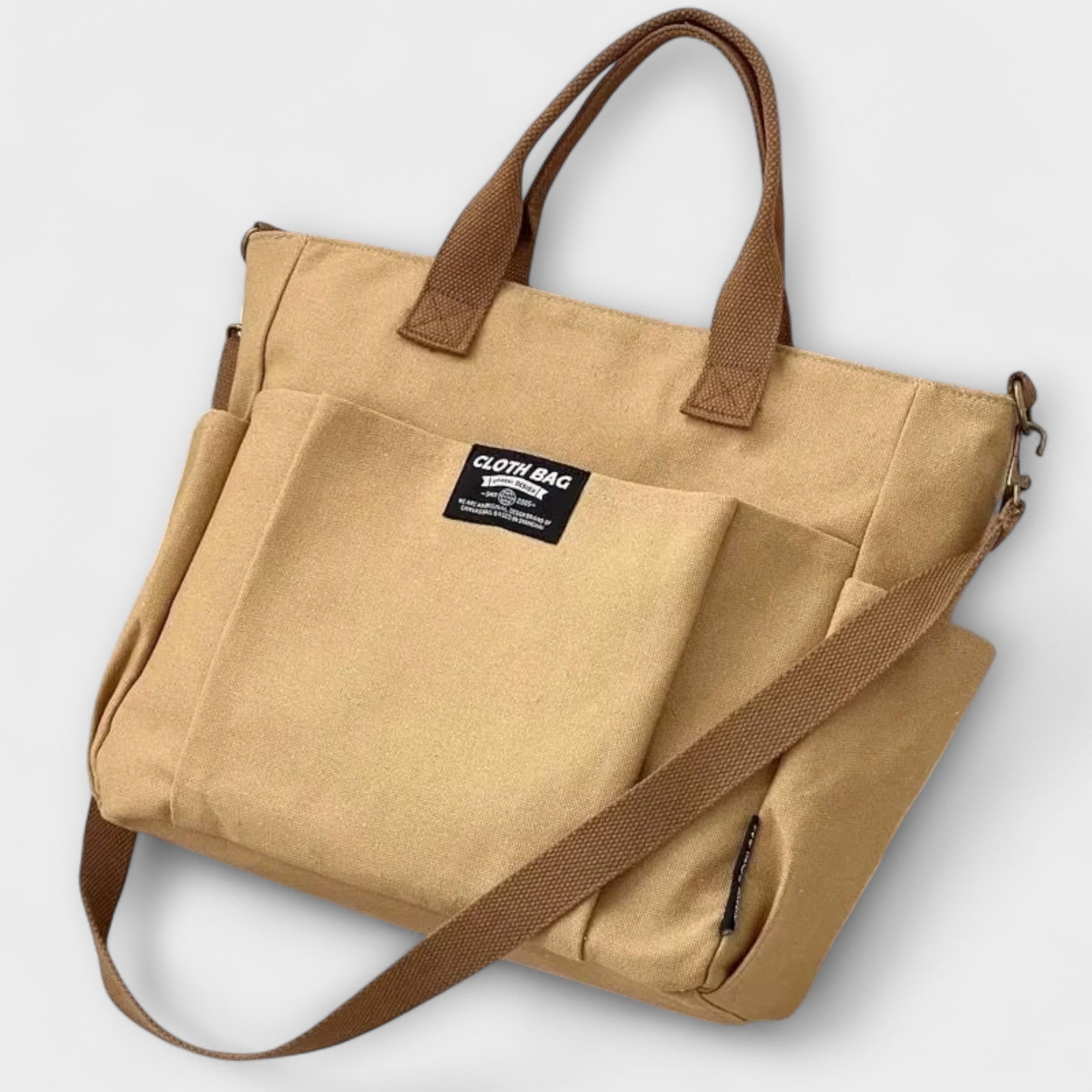 Olivia - Minimalistic Canvas Tote Bag Aurevea Atelier