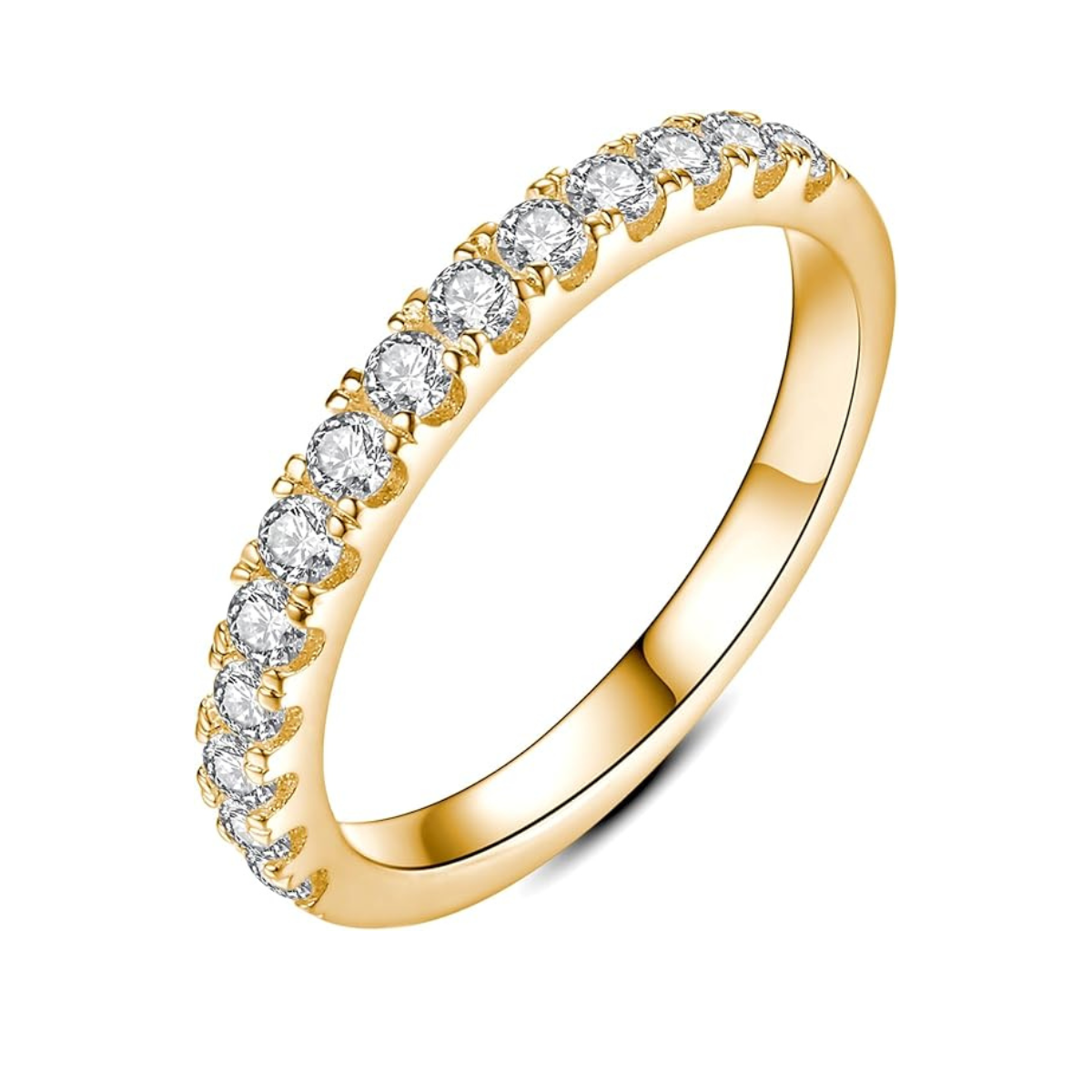 Zariahlene | Diamond Button Ring 18k Gold Aurevea Atelier