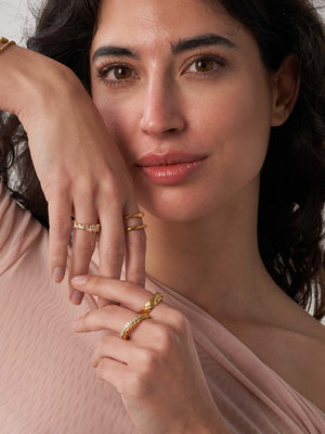 Tazalyette | Diamond Ring 18k Aurevea Atelier