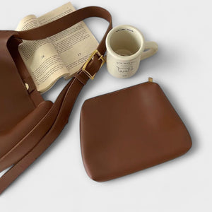 Olivia – Elegant Leather Shoulder Bag Aurevea Atelier