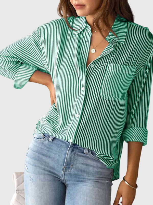 Ariana™ | Collared Neck Shirt Aurevea Atelier
