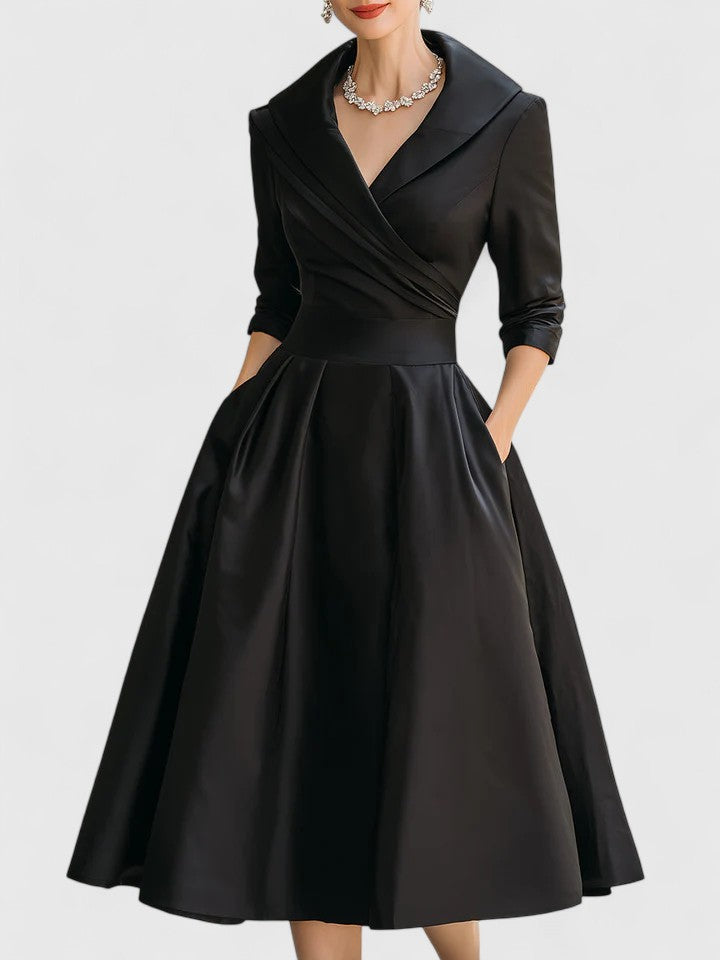 Yan | Elegant Midi Dress Aurevea Atelier