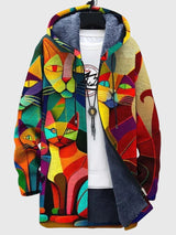 Anna™ - Jacket with artistic print Aurevea Atelier