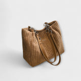 Olivia - Soft Cord Shoulder Bag Aurevea Atelier