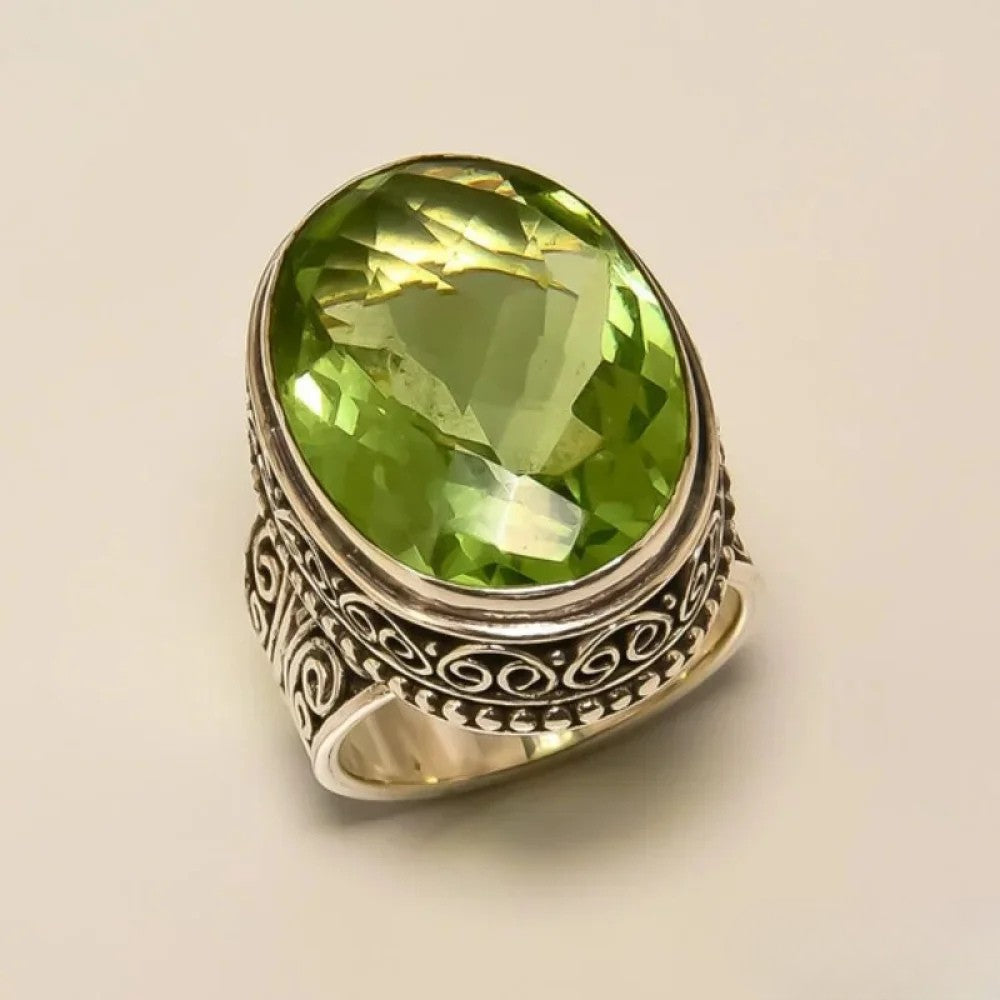 Antique Olive Ring Aurevea Atelier
