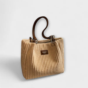 Olivia - Soft Cord Shoulder Bag Aurevea Atelier