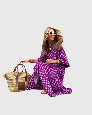 Sarah™ - Boho Maxi Dress Aurevea Atelier