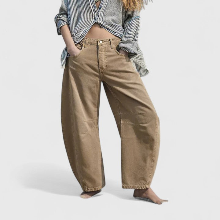 Rain | Comfortable Wide-Leg Pants Aurevea Atelier