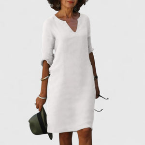 Taylor | Comfortable V-Neck Dress Aurevea Atelier