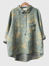 Kate™ | Vintage Floral Blouse Aurevea Atelier