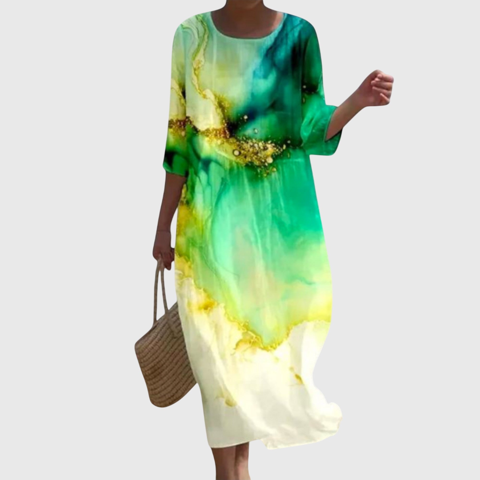 Hayley™ | Stylish Floral Maxi Dress Aurevea Atelier