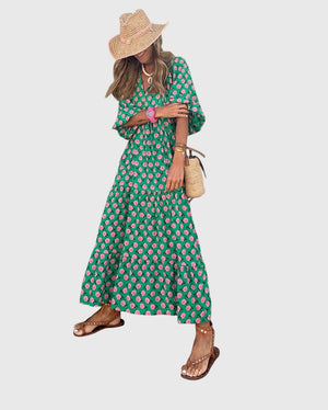 Sarah™ - Boho Maxi Dress Aurevea Atelier