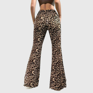 Leopard Bootcut Pants Aurevea Atelier