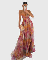 Giselle™ | Floral Maxi Dress Aurevea Atelier