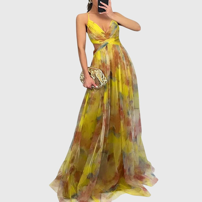 Giselle™ | Floral Maxi Dress Aurevea Atelier